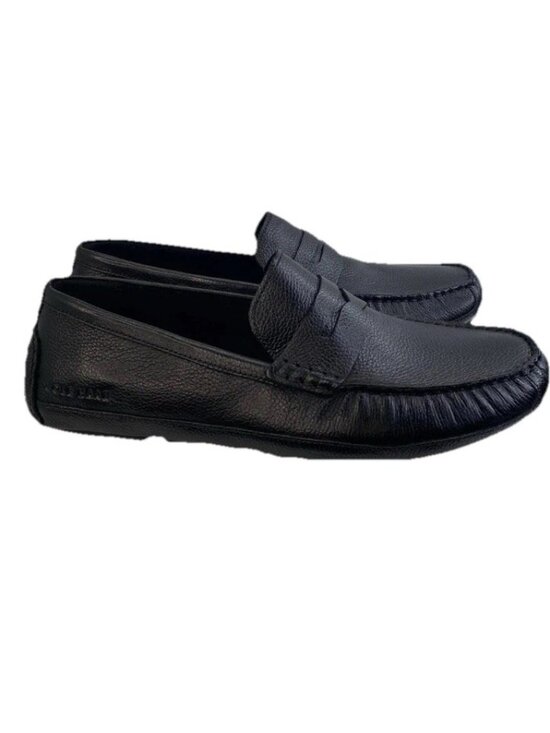 Cole Haan Wyatt Penny Driver Mens Size 12 All Black Leather Casual Slip On Shoes main image 10